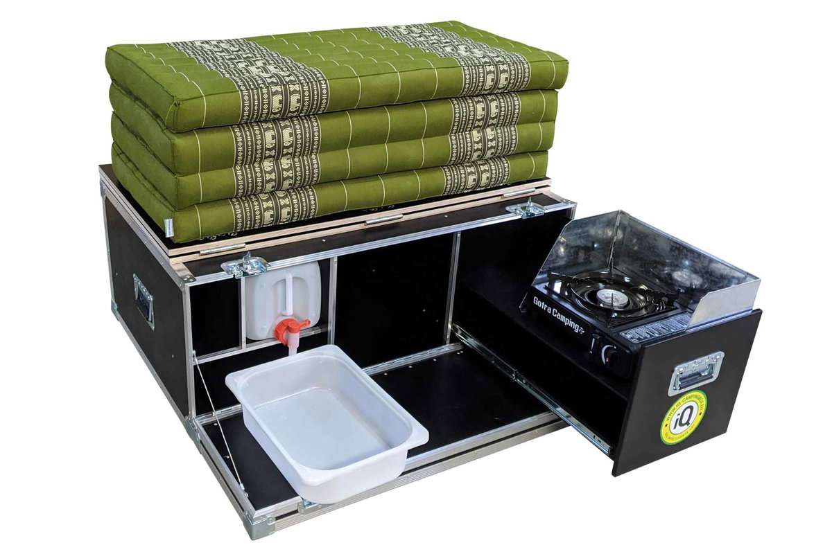 Si tu es un fan de la simplicité, tu seras certainement heureux avec la boîte de camping IQ. © Gabriele Hofmann, iQ-ProSolutions GmbH