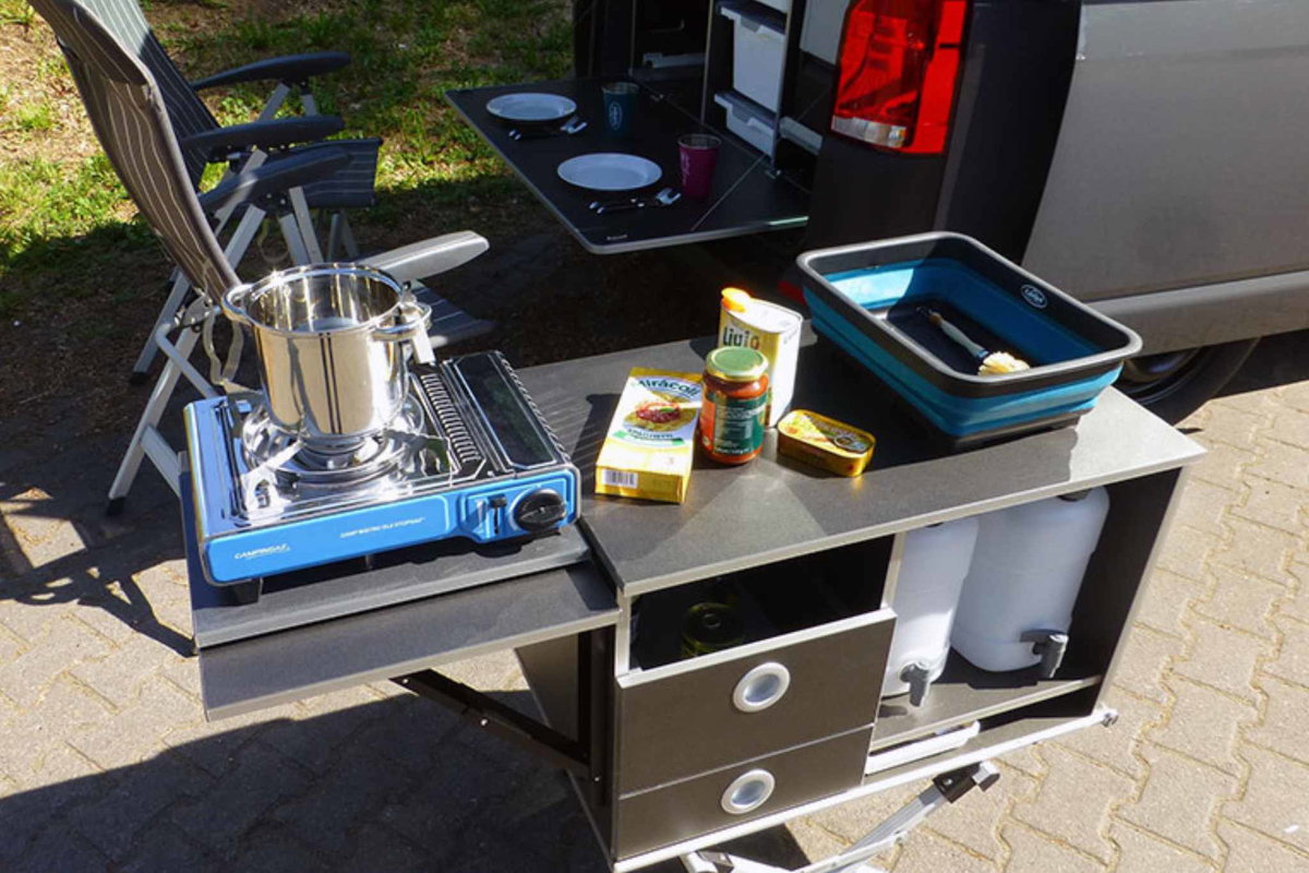 Une caractéristique particulière : le module peut être utilisé en dehors de Microcamper. © Reimo Reisemobil-Center GmbH