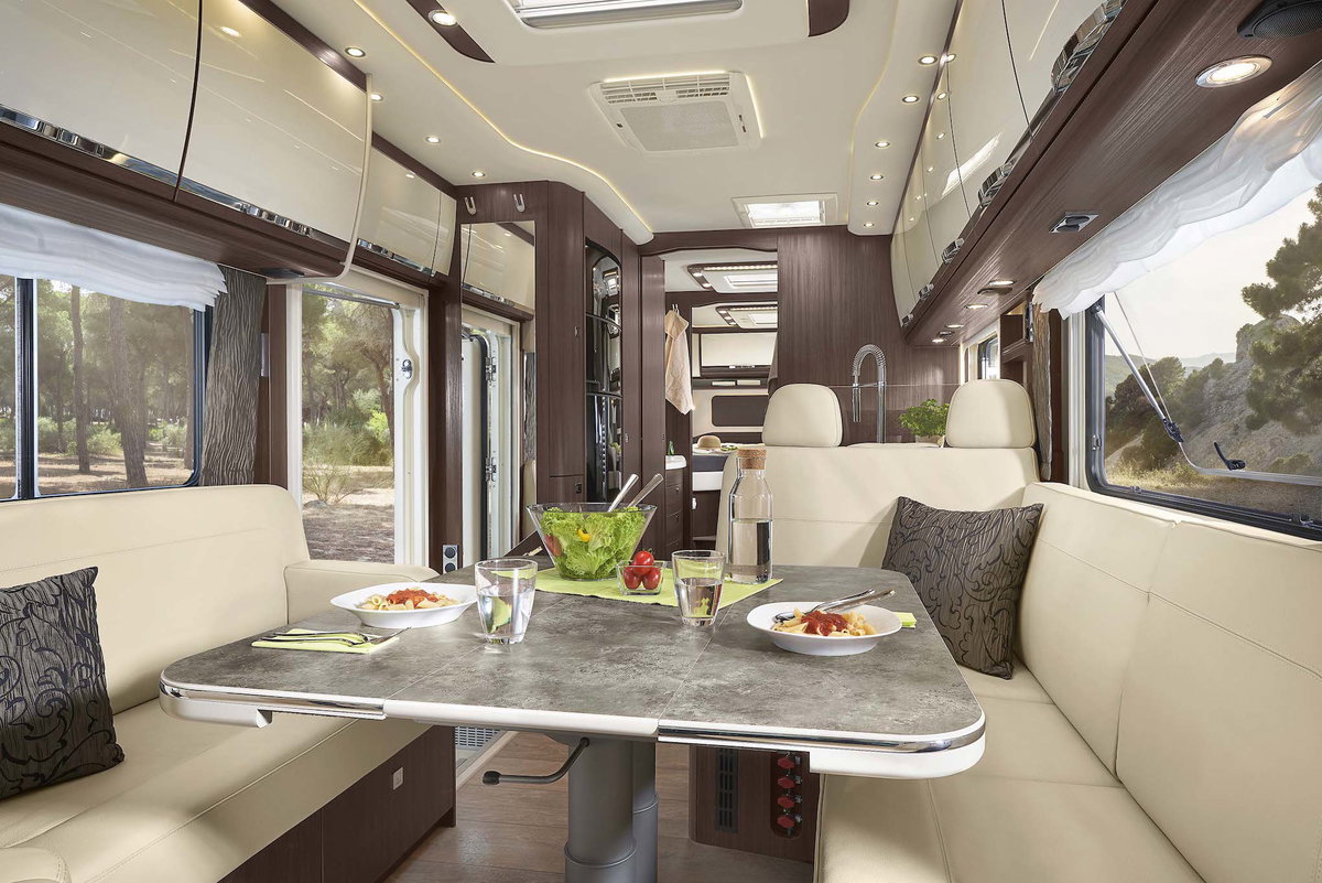 Camping-car de luxe Morelo Palace coin salon