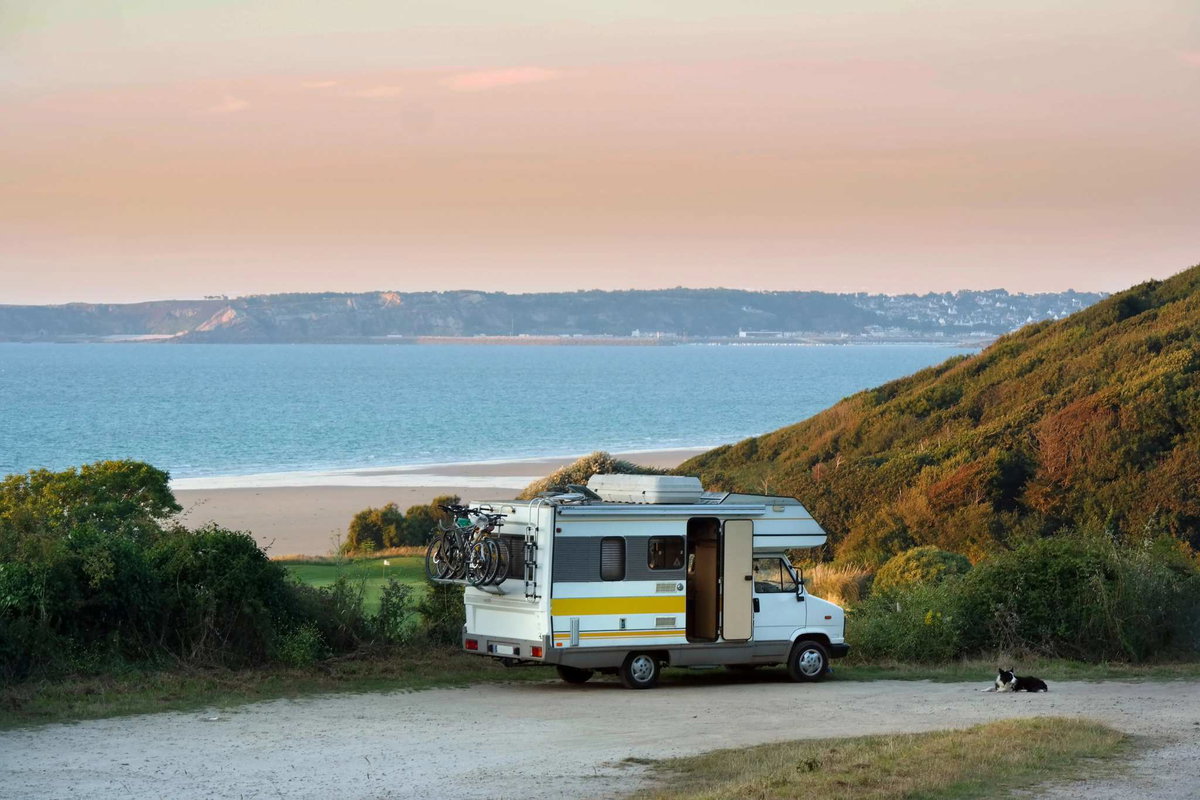 Camping Bretagne au bord de la mer