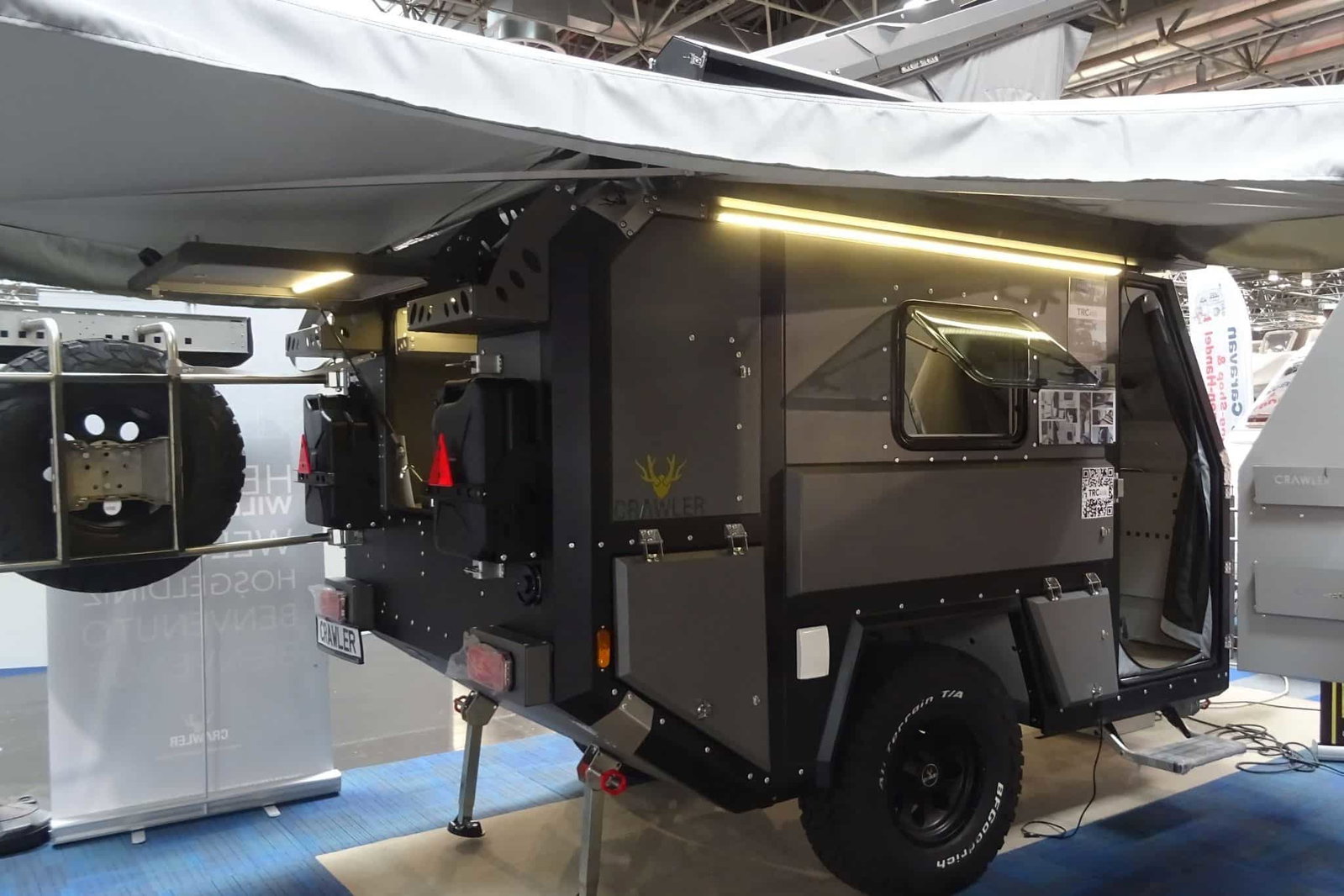 Crawler TRC 458i (2024) - Caravane tout-terrain avec carrosserie en aluminium pour 4 personnes