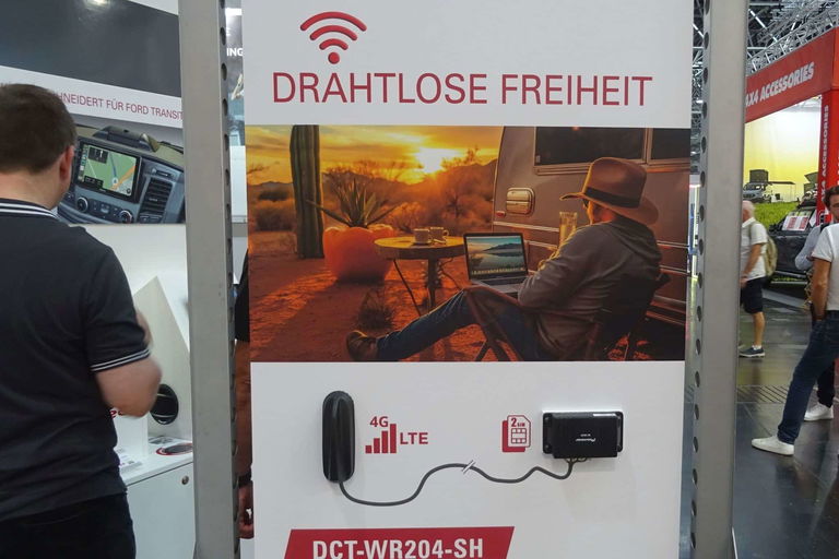 Pioneer DCT-WR204-SH (2024) - Routeur Wi-Fi 4G avec antenne pour la meilleure connexion en déplacement