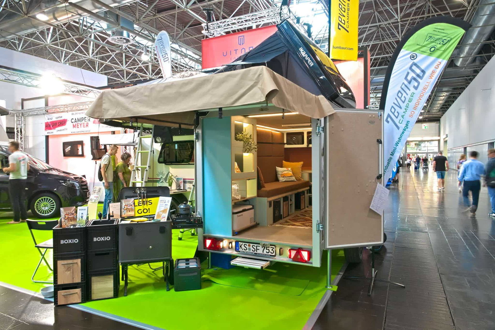7even50 Mini-Travel (2025) - Mini-caravane avec tente de toit et jusqu'à 5 places de couchage