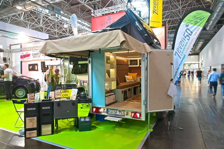 7even50 Mini-Travel (2025) - Mini-caravane avec tente de toit et jusqu'à 5 places de couchage