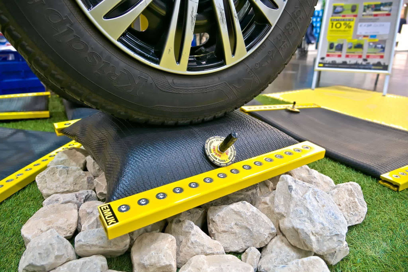 EMUK Coussins de levage Air-Lift (2024) - Coussins pneumatiques pour la mise à niveau des camping-cars et des caravanes
