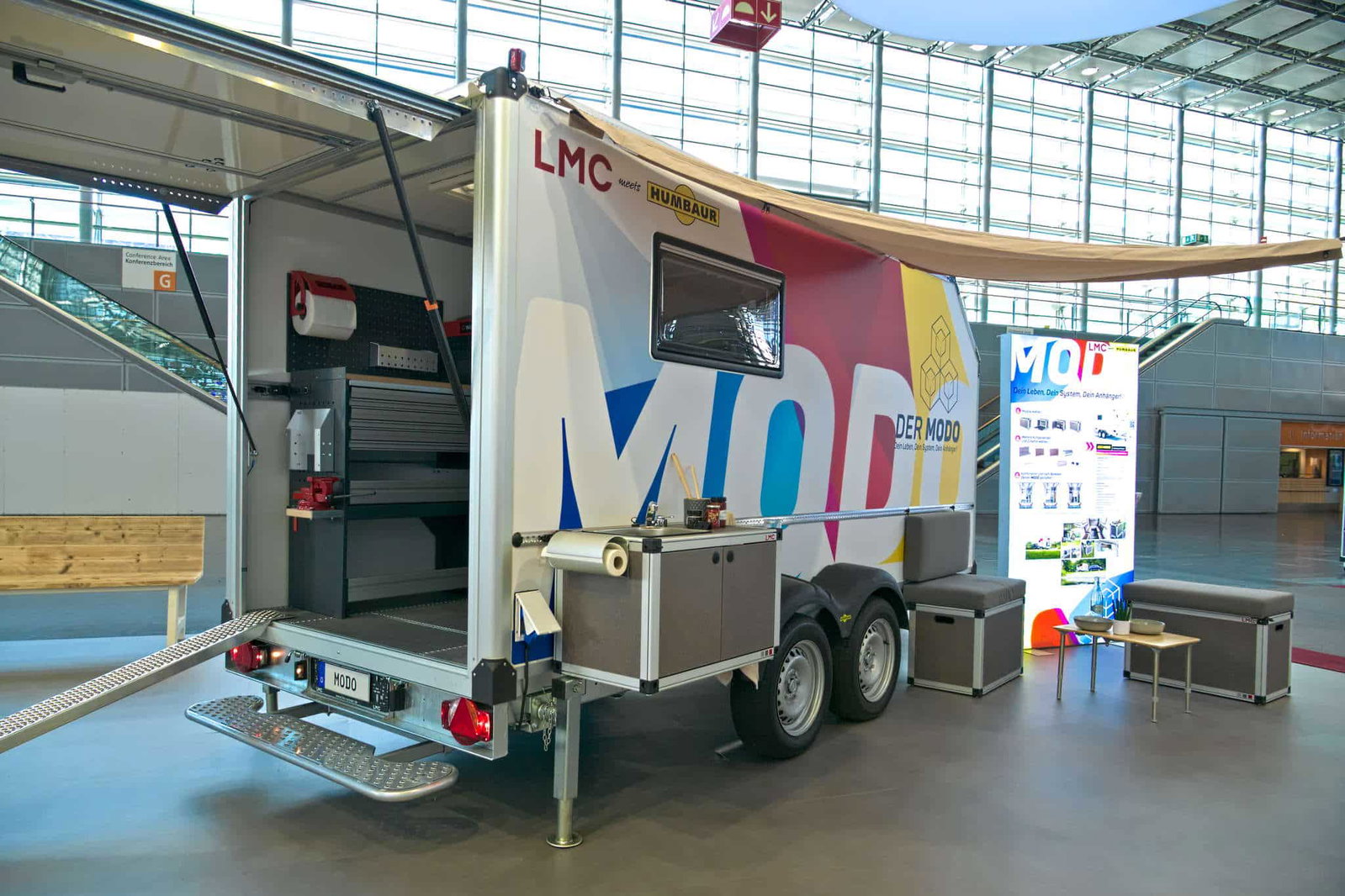 LMC Modo (2025) : Caravane modulaire avec système de construction basé sur Humbaur