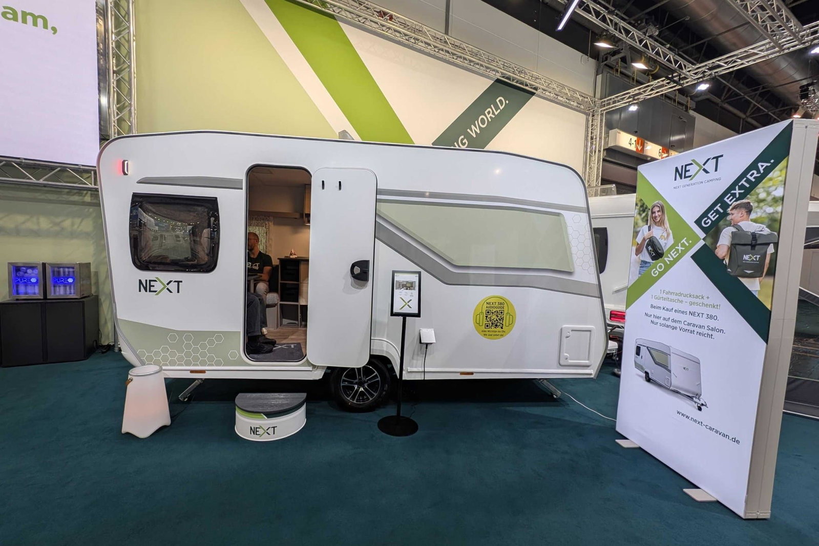 NEXT 380 - Légère, moderne et idéale pour les voitures électriques : ce que peut vraiment faire la nouvelle caravane de Fendt