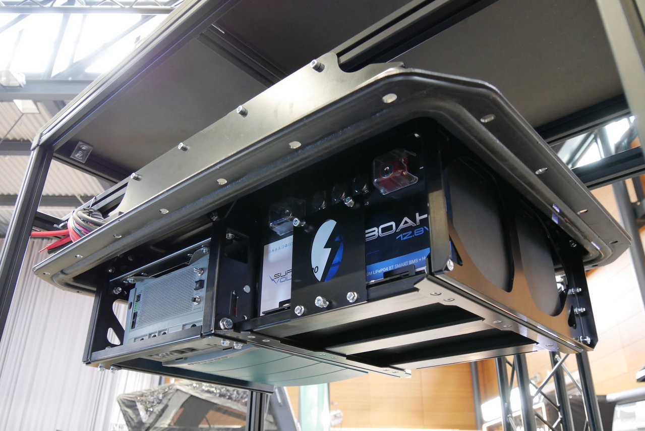 Juicetray : ce support cache ton alimentation électrique sous le camping-car