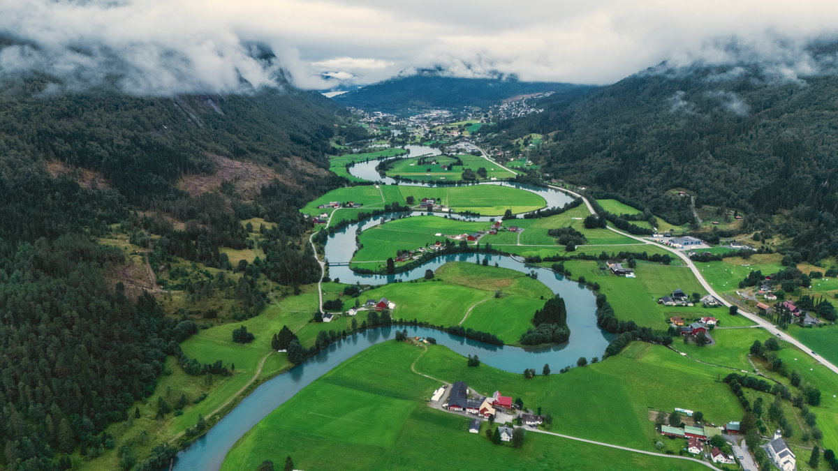 Paysage à couper le souffle à Stryn, en Norvège